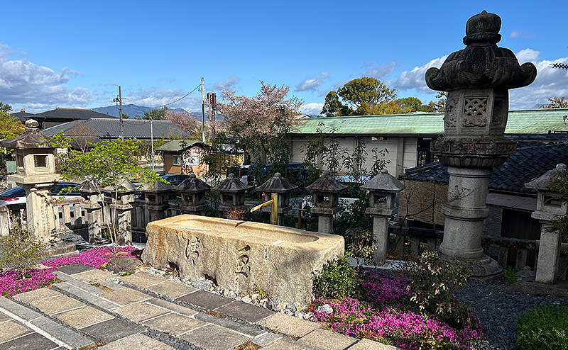 京都霊山護国神社 維新の道前-庭復旧工事