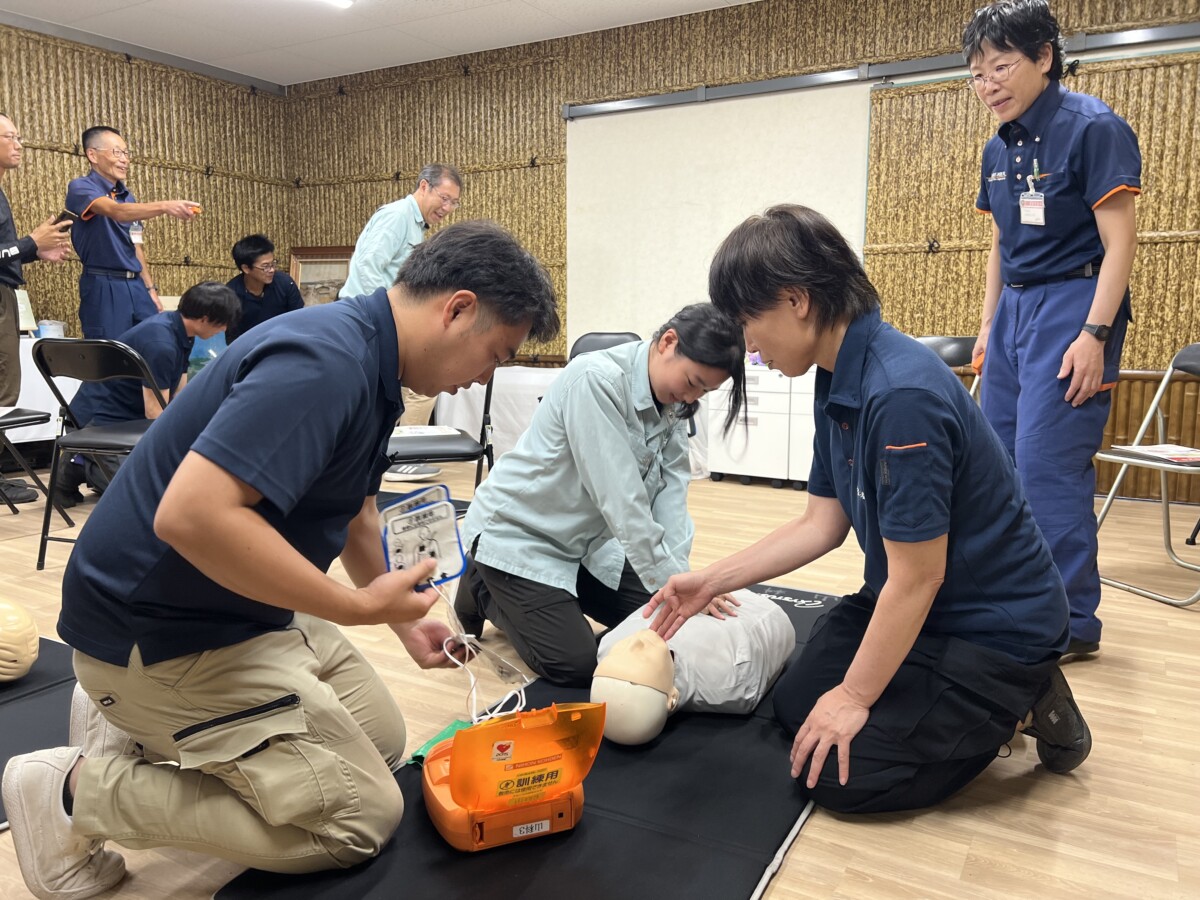 救命講習会開催 | 茨木春草園のお知らせ